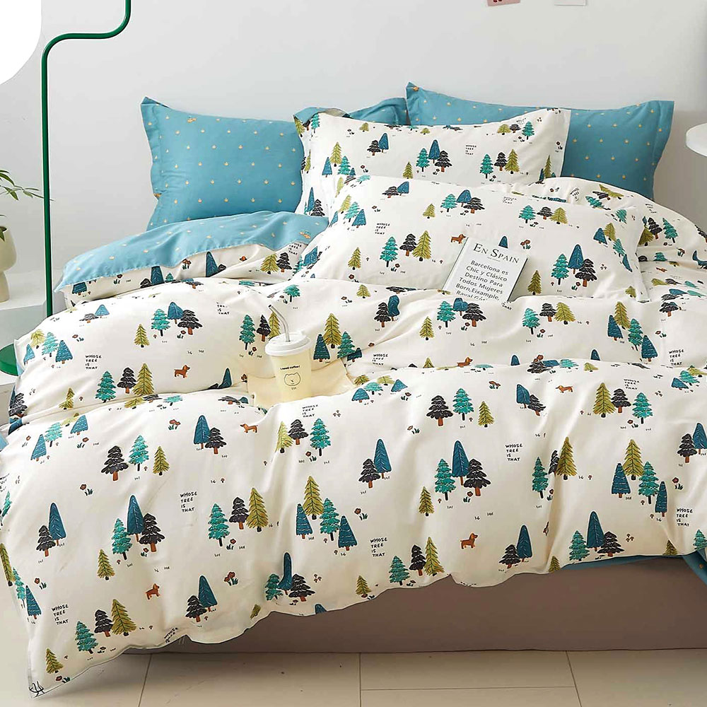 均一價 床包枕套組-單人/雙人/加大/ 精梳純棉 / 多款任選 台灣製 北歐設計 3