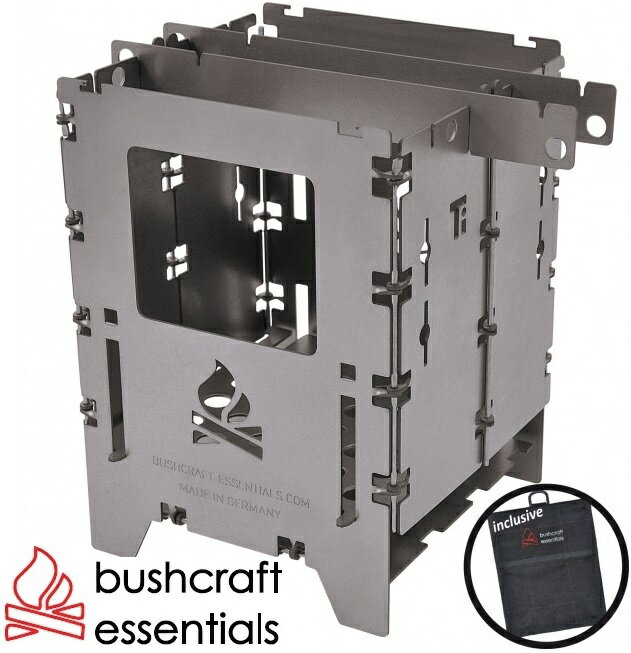 Bushcraft essentials 鈦合金口袋柴爐 Bushbox LF Titanium 德國製 BCE-044 280g