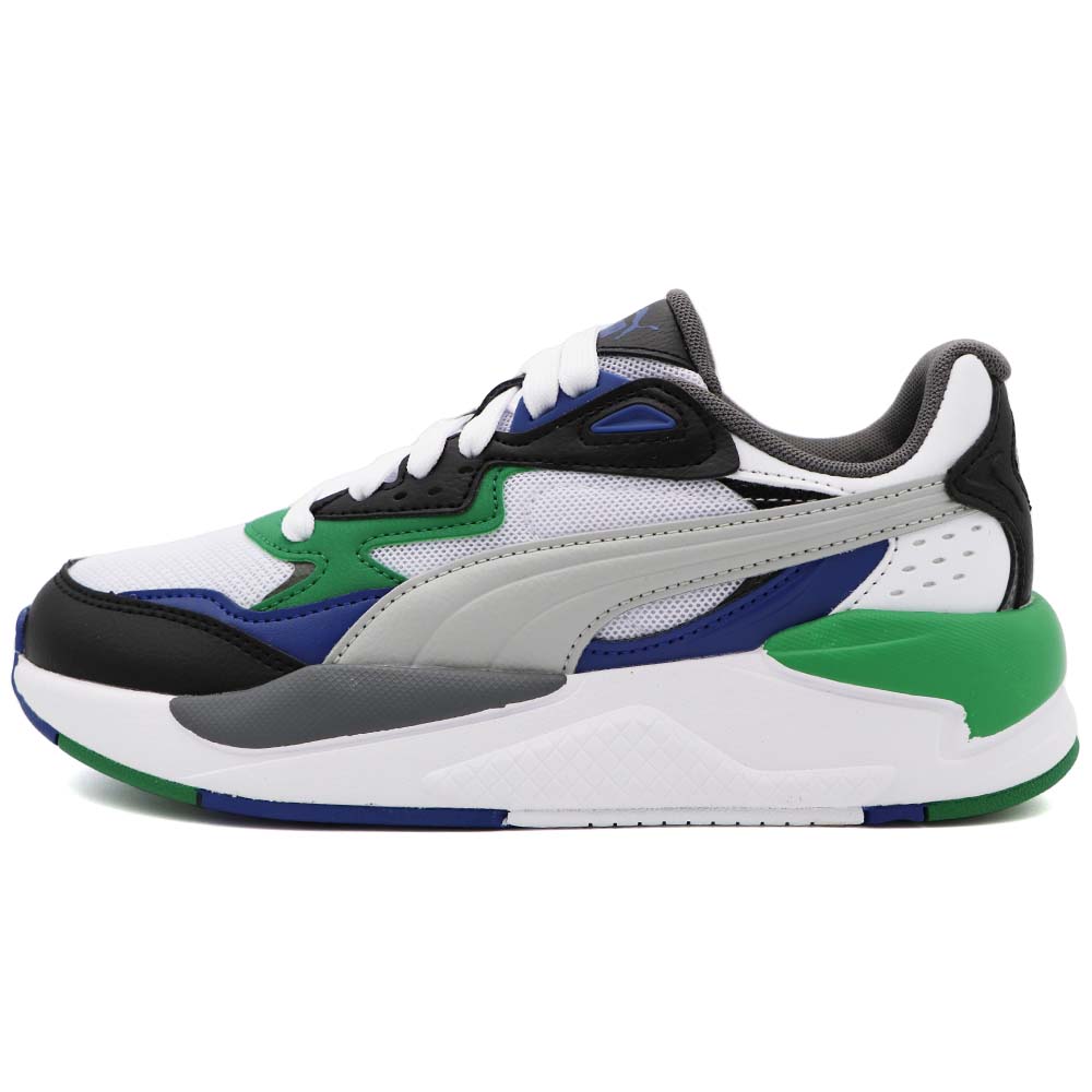 PUMA X-Ray Speed Jr 鞋帶 運動鞋 大童 綠藍 R9591 (38489814)