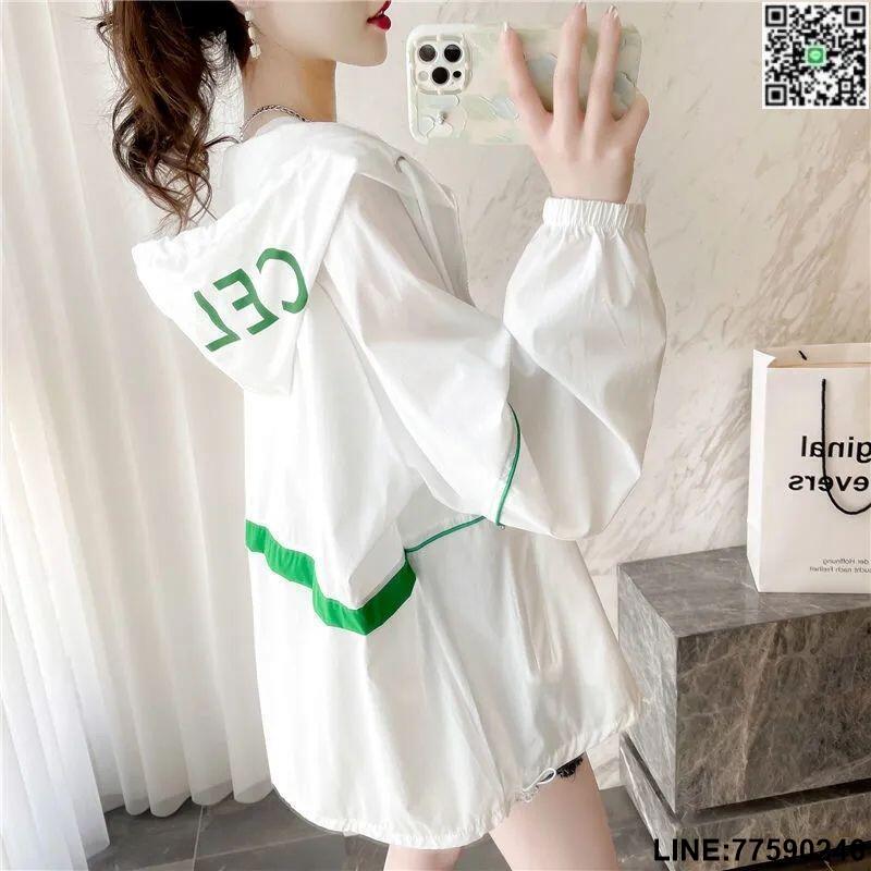 【歡樂購】【現貨免運】2023夏季外穿防紫外線防曬服防曬衣女寬松胖人顯瘦外套