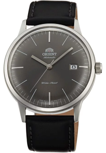 ORIENT 東方錶 DATE II 日期顯示機械錶(FAC0000CA)-40mm-灰面皮革【刷卡回饋 分期0利率】