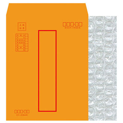 美加美 CD 氣泡紅框中式信封 10入/ 包 N1416