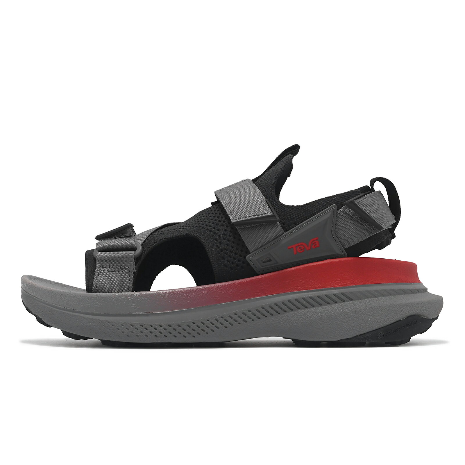 Teva 越野跑涼鞋 M Aventrail 男鞋 灰黑色 緩衝 魔鬼氈 針織 戶外鞋 涼鞋