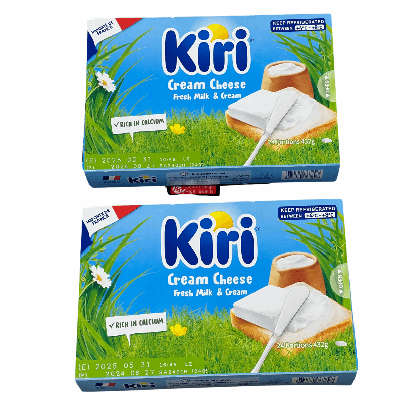 《AJ歐美食鋪》★買一送一★ 法國 KIRI迷你乾酪點心18克*24入 cream cheese 下午茶 烘焙 抹醬