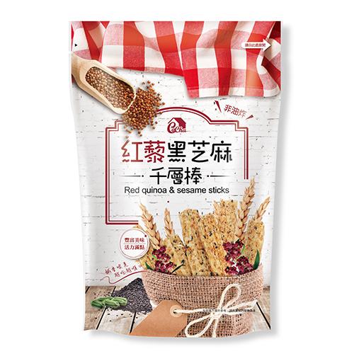 紅藜黑芝麻千層棒 150g【愛買】
