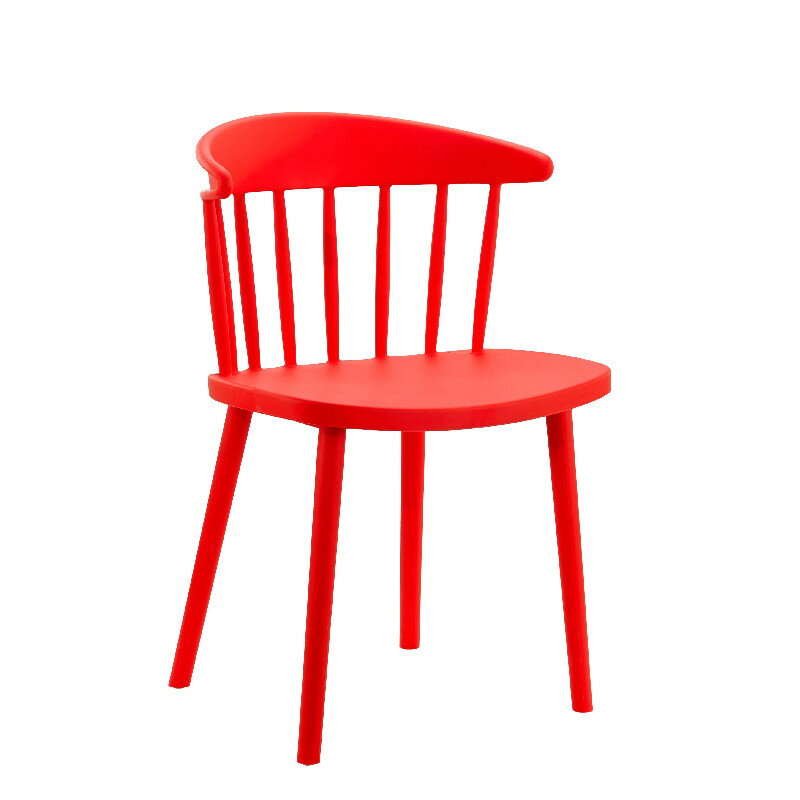 北歐餐椅 伊姆斯椅 化妝椅 簡約椅子凳子靠背家用餐椅塑料書桌牛角椅北歐溫莎洽談休閒椅『JJ0131』