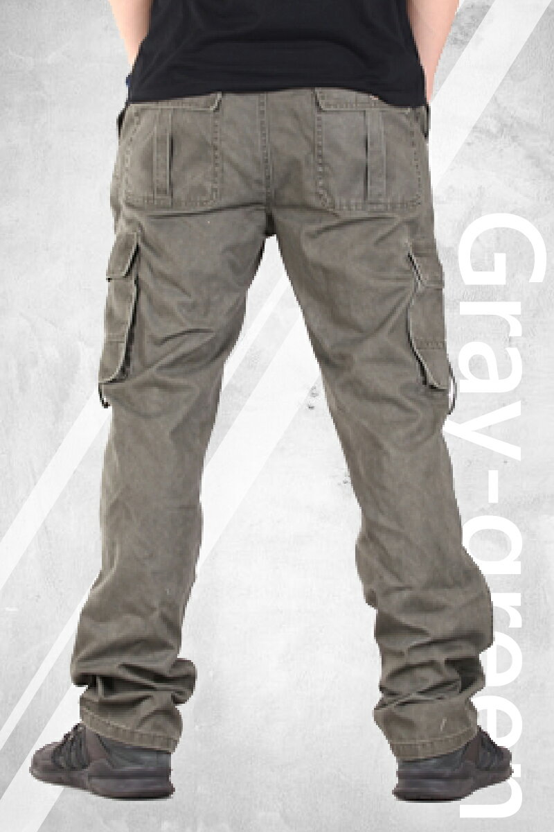 CS衣舖 立體大口袋 多袋休閒耐磨 工作褲 2色 9107 3