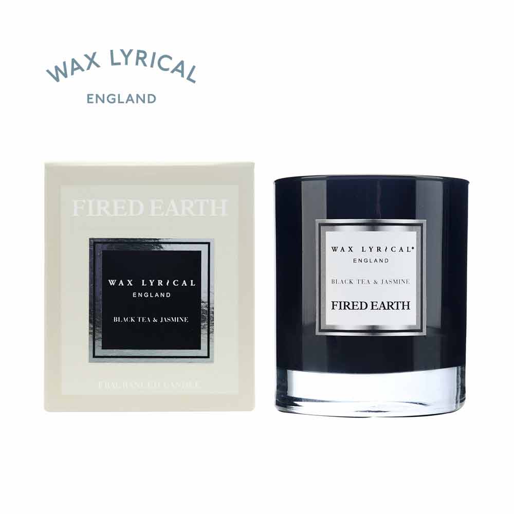 英國Wax Lyrical (FE) 玻璃蠟燭禮盒-紅茶與茉莉(可燃50小時)