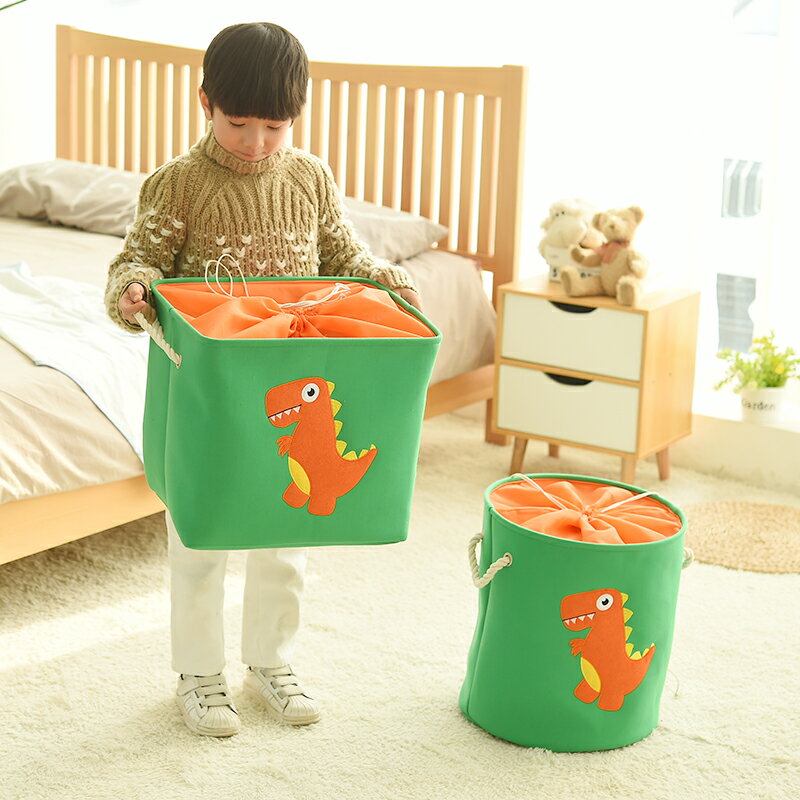 兒童玩具收納箱卡通玩具整理箱寶寶整理儲物箱衣服收納箱袋收納桶