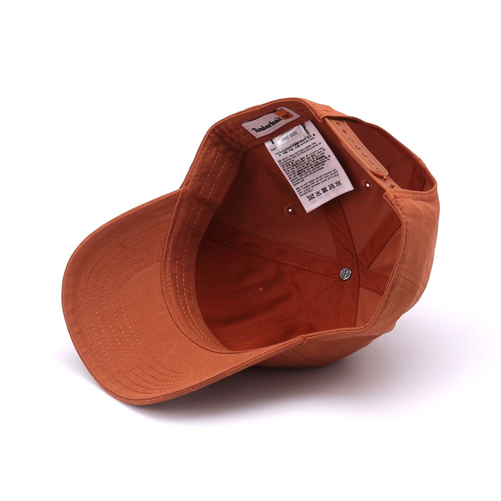 TIMBERLAND LOGO 棒球帽 橘黃 A2PD3358 2