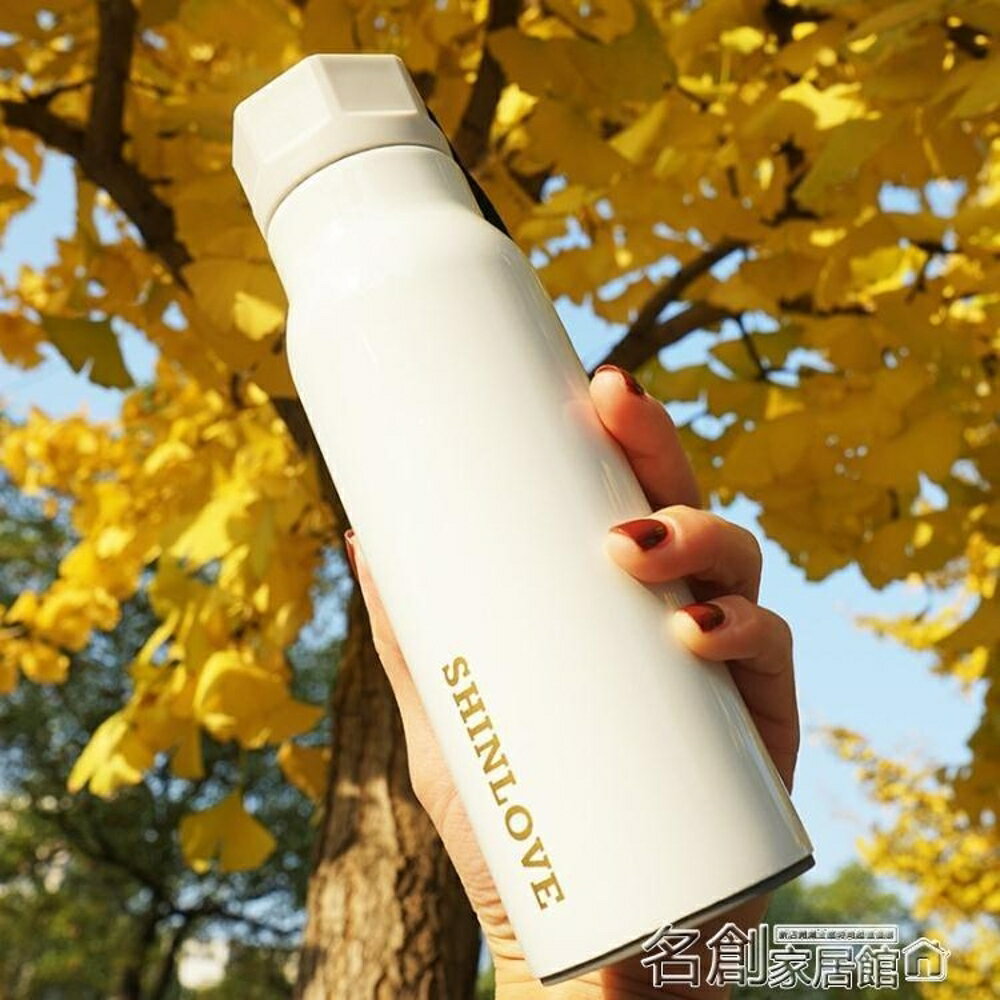 保溫杯 創意可樂瓶保溫杯不銹鋼韓版個性男女學生隨手杯運動水杯ins車載 名創家居