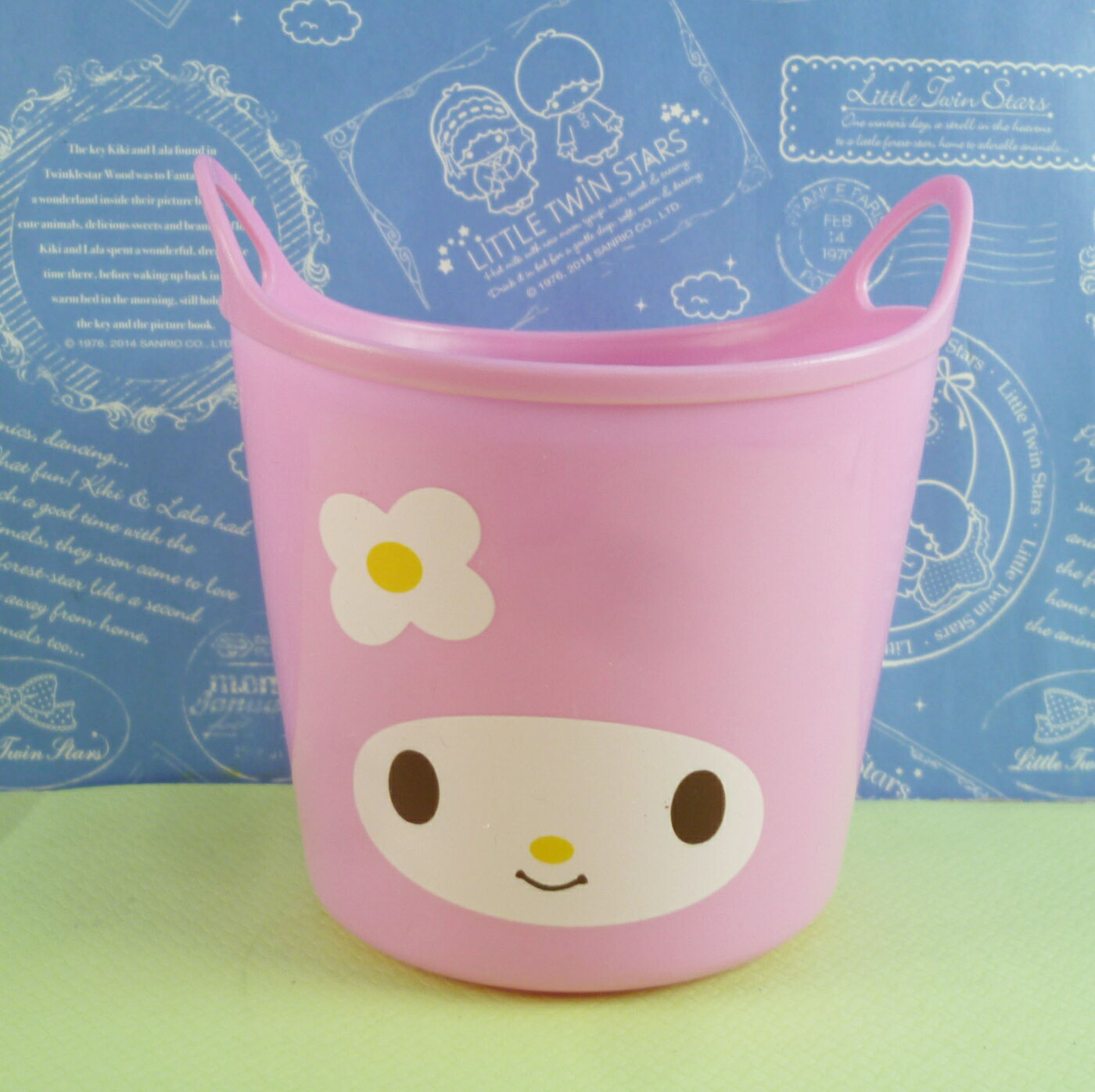 【震撼精品百貨】My Melody 美樂蒂 塑膠桶 粉 震撼日式精品百貨