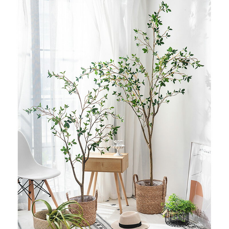 北歐大型仿真綠植落地假植物盆栽擺件旅人蕉室內ins櫥窗裝飾假樹