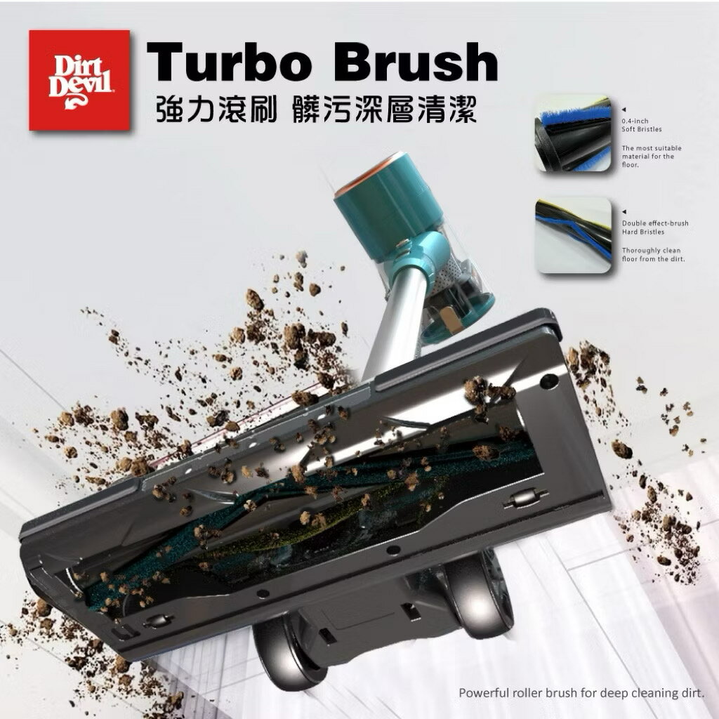 Dirt Devil S36 AEROFULX 寵物毛髮旋風過濾 鋰電無線吸塵器 5