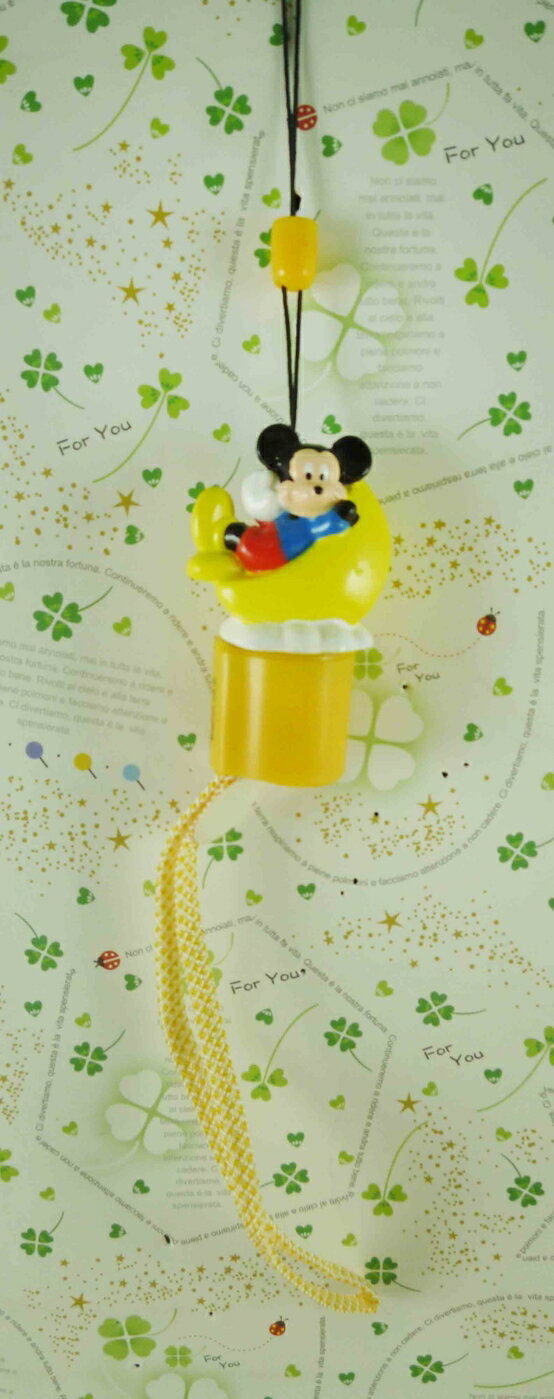 【震撼精品百貨】Micky Mouse 米奇/米妮 吊飾-米奇-黃色 震撼日式精品百貨