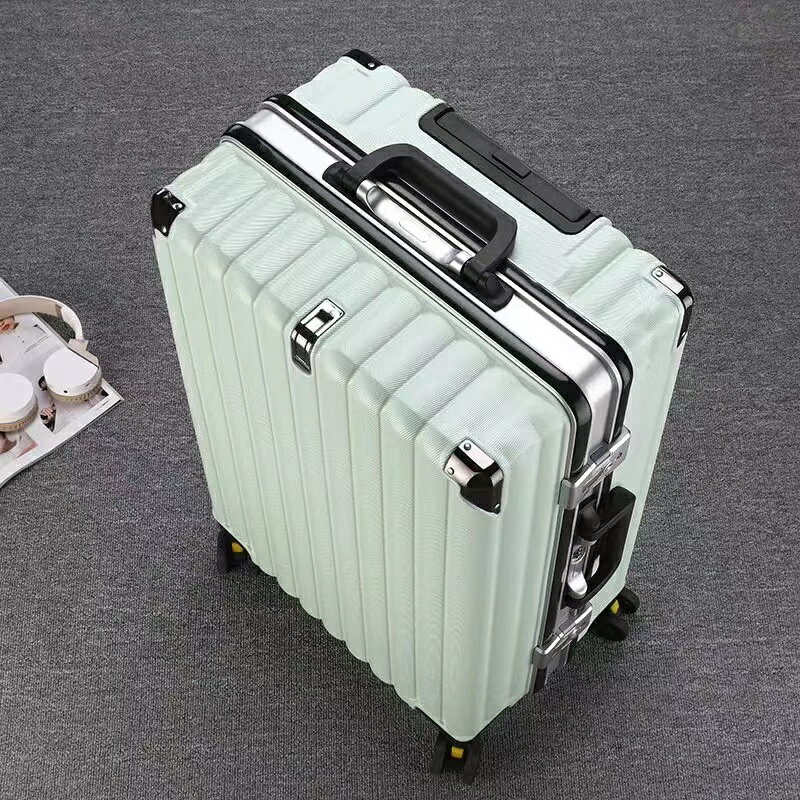 日韓風旅行箱 拉桿箱 飛機輪可登機萬向輪 潮流拉桿箱 鋁框拉桿