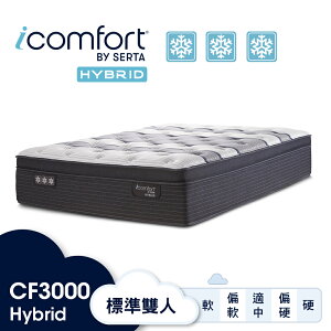 Serta美國舒達床墊/ 原裝iComfort系列 / CF3000 / 創新Hybrid獨立筒床墊-【標準雙人5x6.2尺】