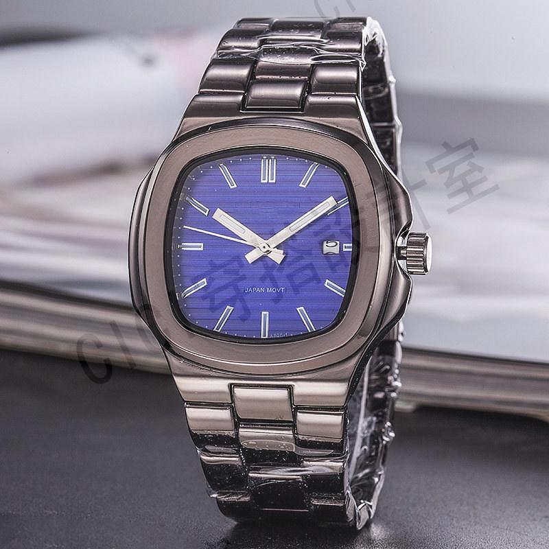 新款時尚石英錶 鸚鵡螺男錶 日曆手錶 潮流商務男士手錶【亞德機械五金家居】 5