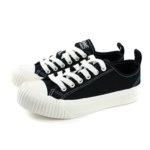 【毒】折扣款 KANGOL 休閒 帆布鞋 餅乾鞋 女款 黑色 6952200120【領券折222|Cube卡+APP下單最高10%回饋】 0