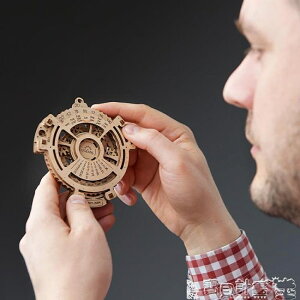 DIY玩具 烏克蘭UGEARS木質機械傳動模型 入門兒童組裝玩具日歷萬年歷禮物JD BBJH