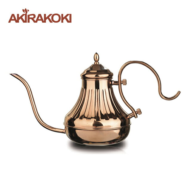 《AKIRAKOKI》不鏽鋼細口壺 450ml C4-450 銅金色
