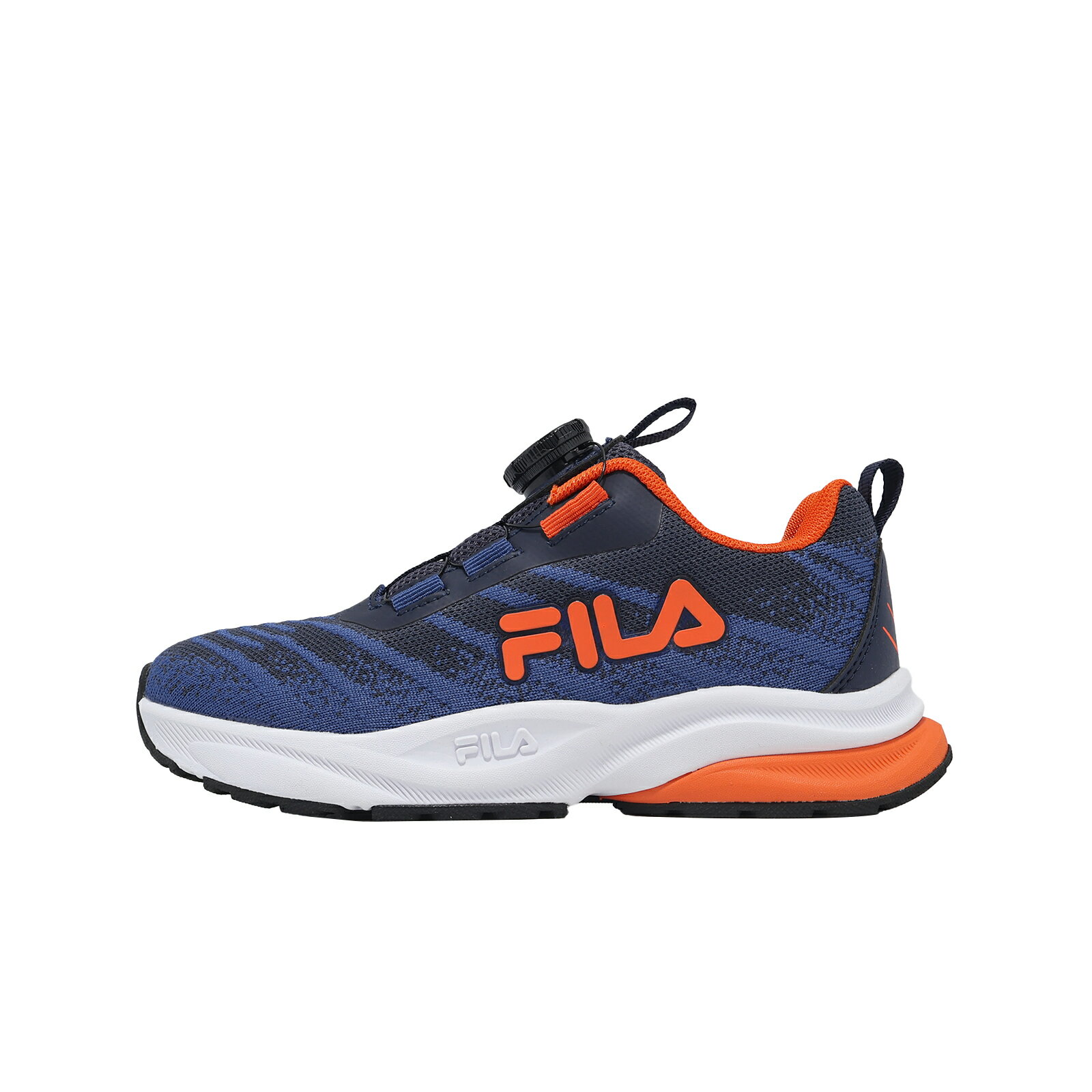 Fila 慢跑鞋 J808A 中大童鞋 女鞋 小朋友 藍 旋鈕 運動鞋 3J808A336