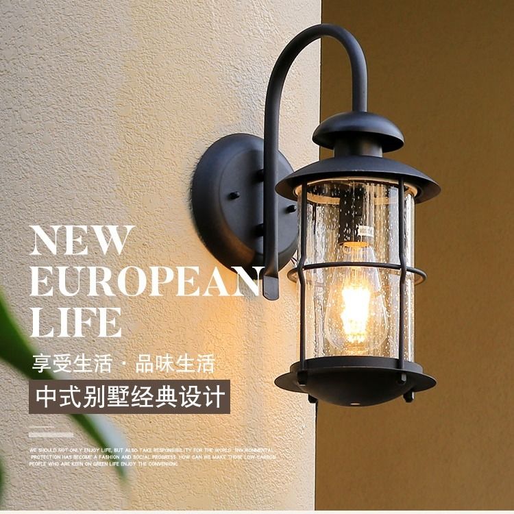 工廠現貨 【附發票】免運 壁燈 戶外壁燈 防水燈 庭院燈 別墅燈 戶外防水壁燈室外別墅走廊庭院燈外墻花園過道陽臺大門露臺燈北歐特惠/快速出貨 開立發票 全館八折 h1031