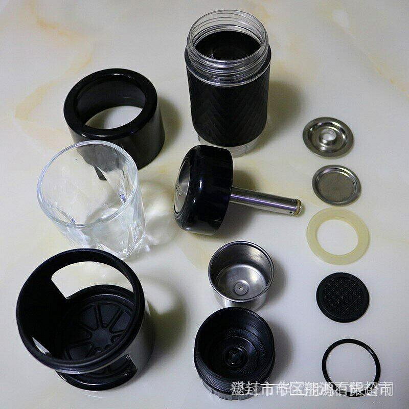 （咖啡用品與配件）美國二代STARESSO咖啡機粉盒配件不鏽鋼粉杯膠圈上蓋壓桿水箱杯座