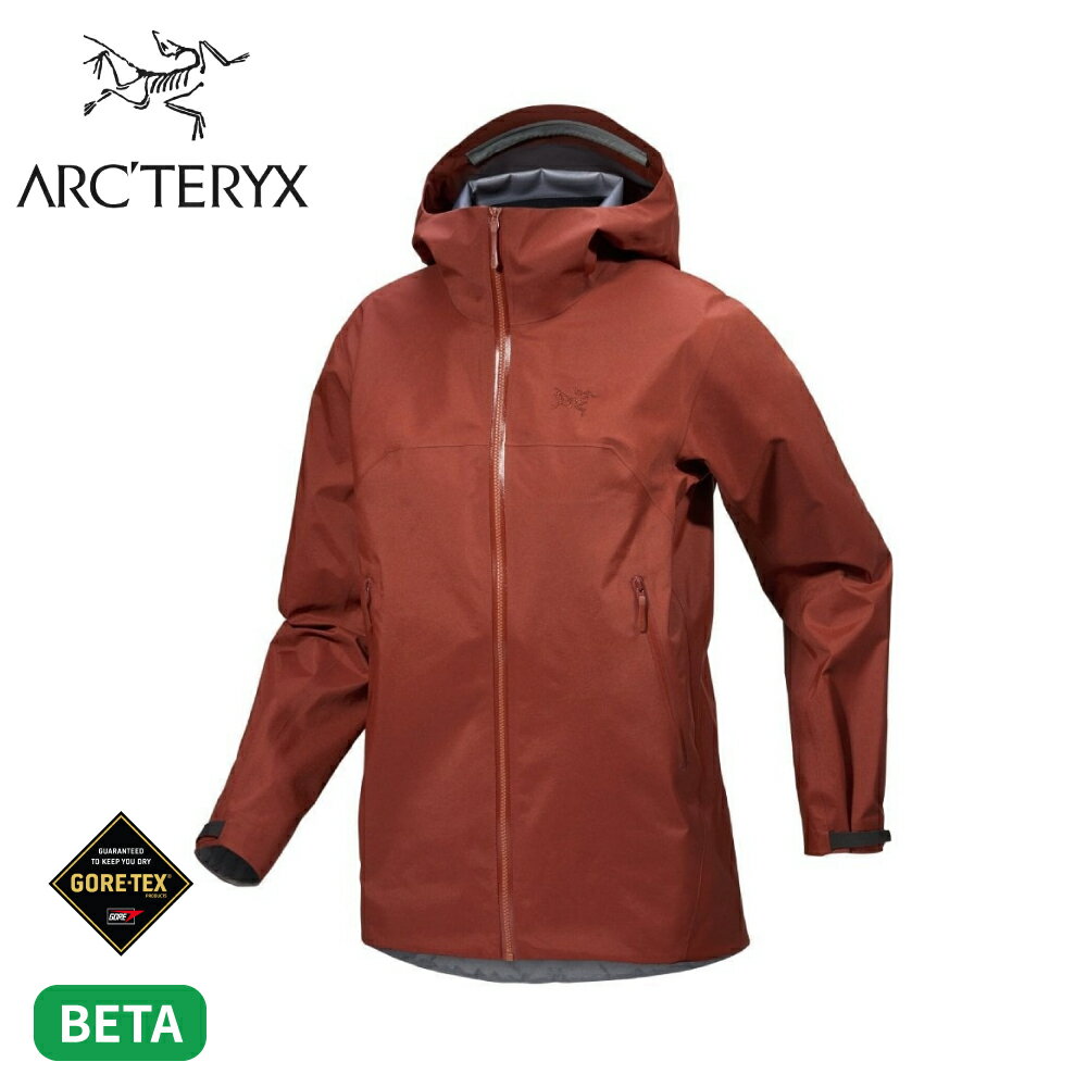 【ARC'TERYX 始祖鳥 女 Beta 防水外套《紅杉紅》】X000009239/連帽外套/Gore-Tex/風雨衣