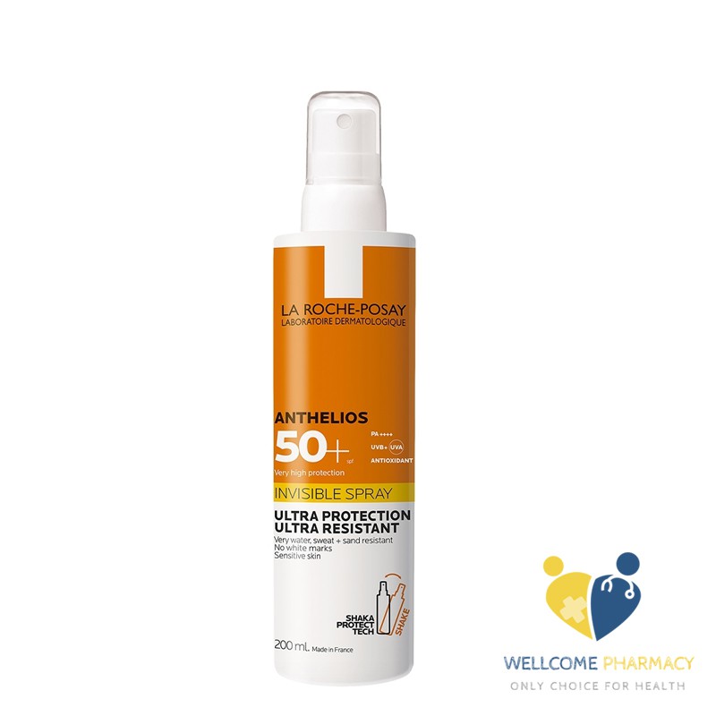 理膚寶水 安得利清爽夏卡防曬噴液SPF50+ (200ml) 實體簽約店面 唯康藥局