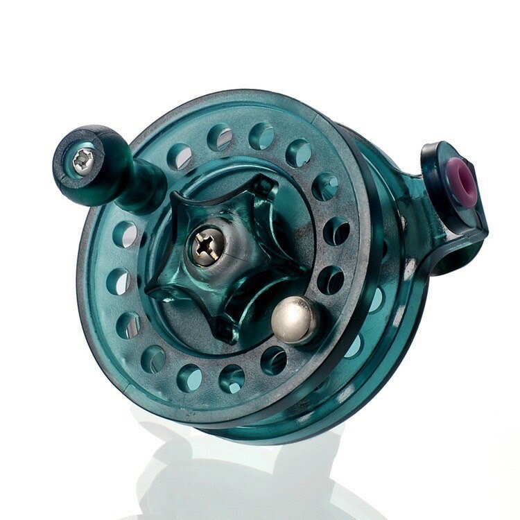 [沐沐屋] 台灣現貨 迷你塑膠前打輪 帶泄力漁輪 飛釣漁輪 冰釣輪 4