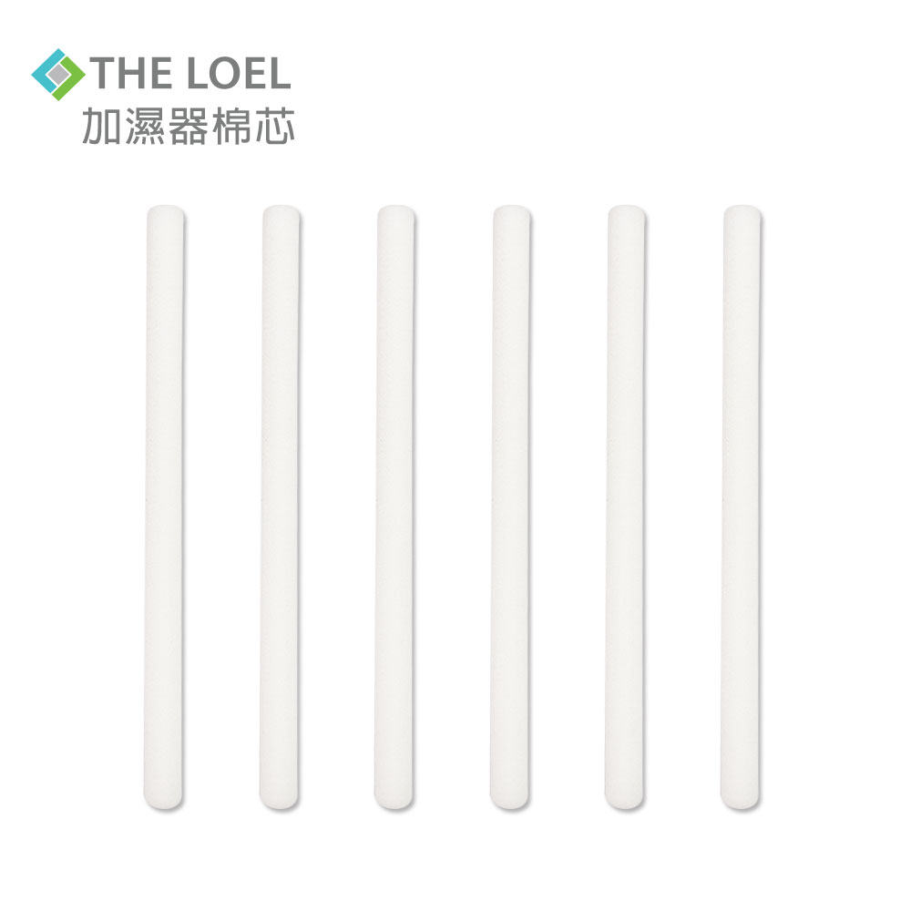 THE LOEL 七彩夜燈斜角加濕器棉芯6入裝