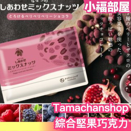 日本 Tamachanshop 綜合堅果巧克力 7種堅果 杏仁 腰果 夏威夷豆 可可 莓果 抹茶 伊藤久右衛門 低糖【小福部屋】
