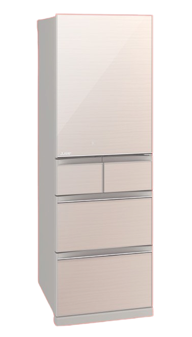 【MITSUBISHI/三菱】455L日製一級變頻 五門玻璃鏡面冰箱 MR-B46F-F-C/MR-B46F-W-C 3