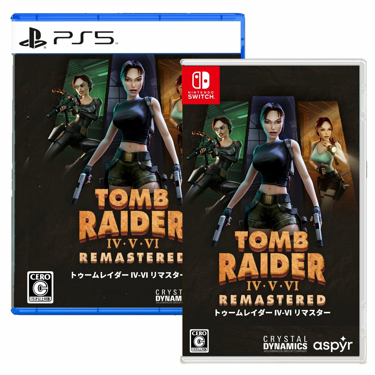 任天堂 NS PS5 古墓奇兵 Tomb Raider IV-VI Remastered 簡中日英文版 (10/23)