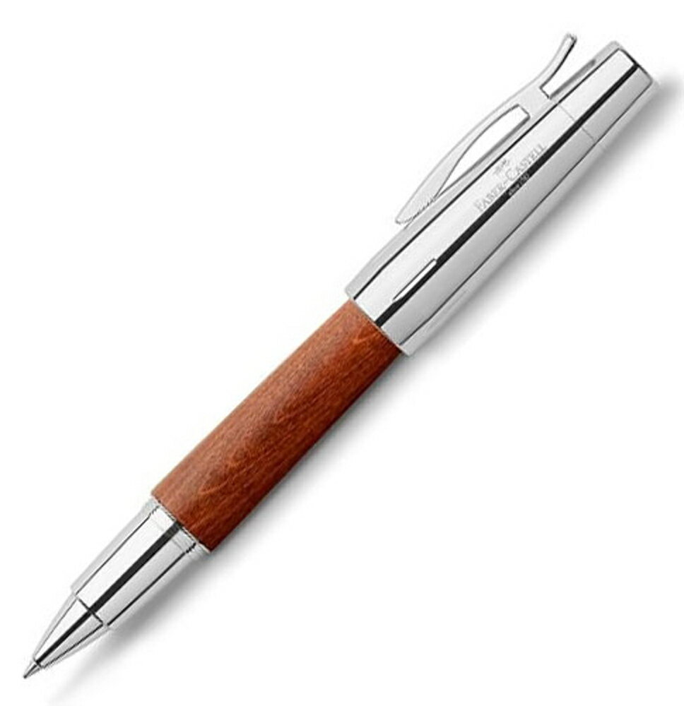 Faber-Castell E-MOTION系列高雅褐色梨木鋼珠筆*加贈筆套