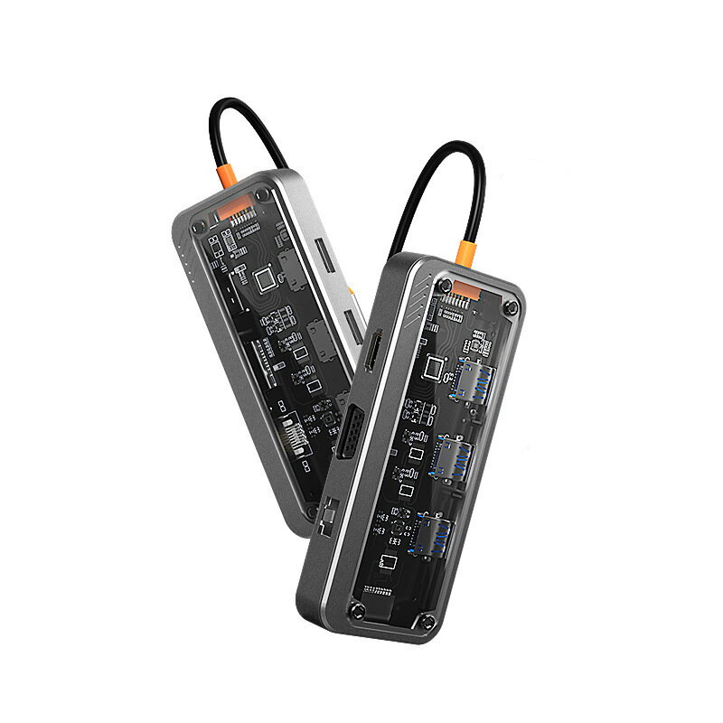 爆款type-c擴充套件塢usb hub多功能集線器USB3.0/RJ45千兆拓展塢【宜家良品百貨】