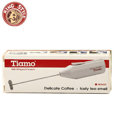 金時代書香咖啡【Tiamo】電動 奶泡器 HK0430 (白色)