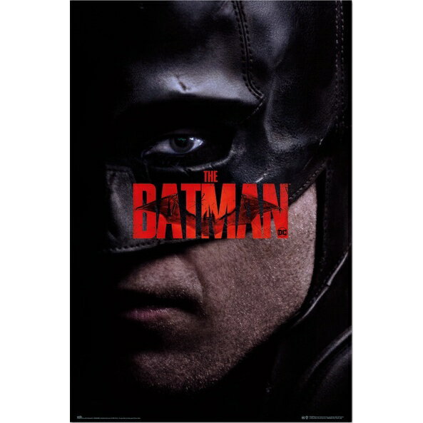 【DC】Batman 2022電影版蝙蝠俠 (特寫) 進口海報/居家裝飾/牆壁裝飾