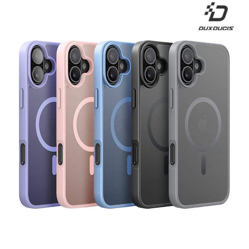 DUX DUCIS Apple 蘋果 iPhone 16 / 16 Plus Yind 磁吸保護殼 手機殼 磁吸哲殼 保護套 霧面不沾指紋 軟邊保護套 防摔殼 防摔套 MagSafe