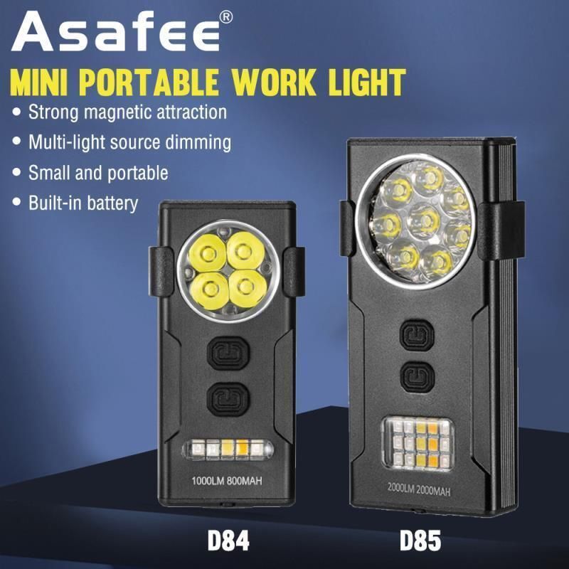 快速出貨 台灣現貨Asafee EDC LED 超亮戶外工作燈 XTE LED 1000LM 安全便攜式燈內建電池可充電 IPX4