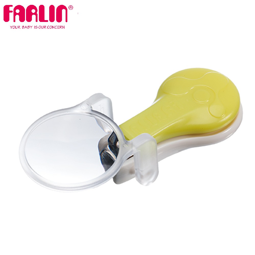 【FARLIN】嬰兒放大鏡不鏽鋼指甲剪(0M+)(綠)