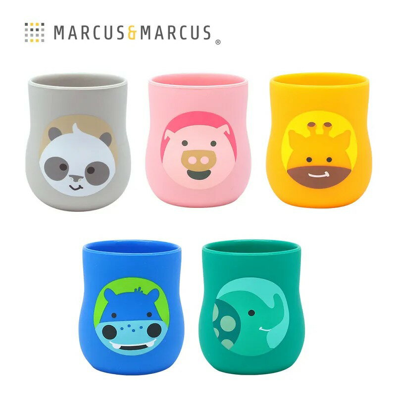 Marcus&Marcus 動物樂園2合1矽膠訓練杯★衛立兒生活館★