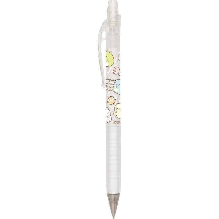 大賀屋 角落生物 自動鉛筆 白 0.3mm 文具 自動筆 鉛筆 學生 角落小夥伴 日貨 正版 授權 J00014719