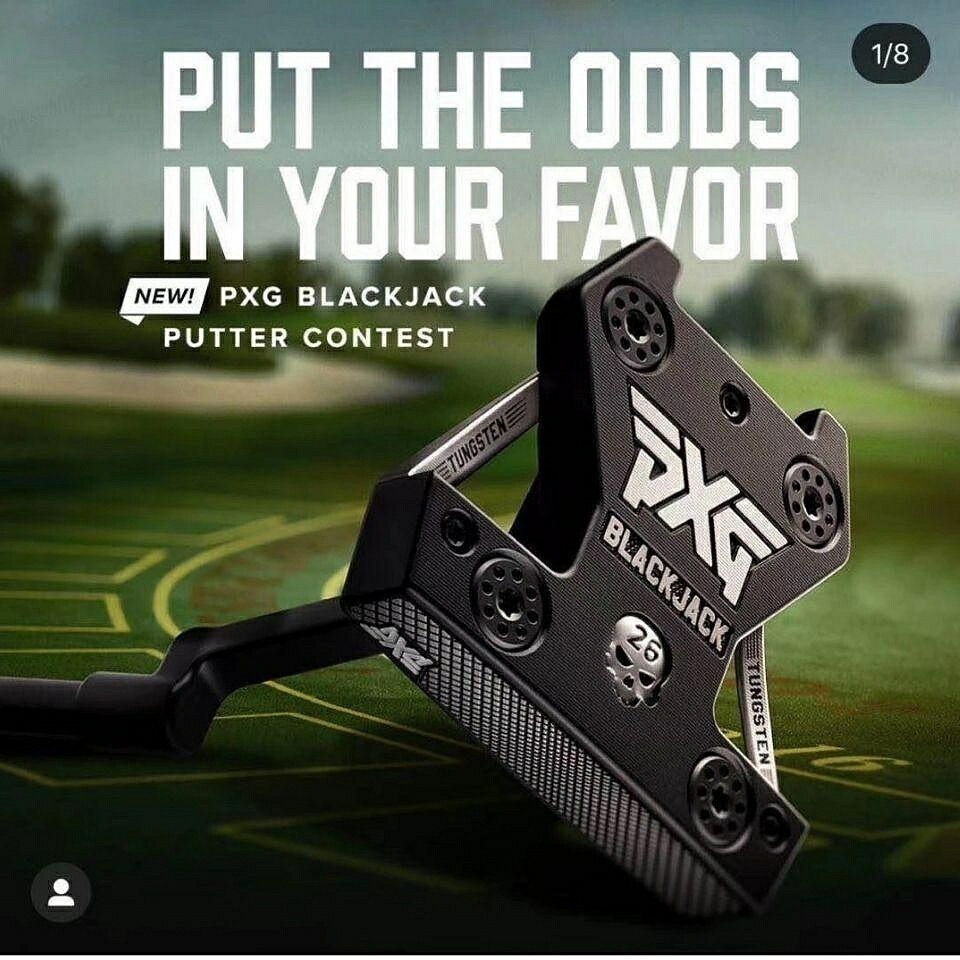 新款PXG高爾夫球桿推桿BLACKJACK PUTTER低重心高穩定骷髏頭推桿