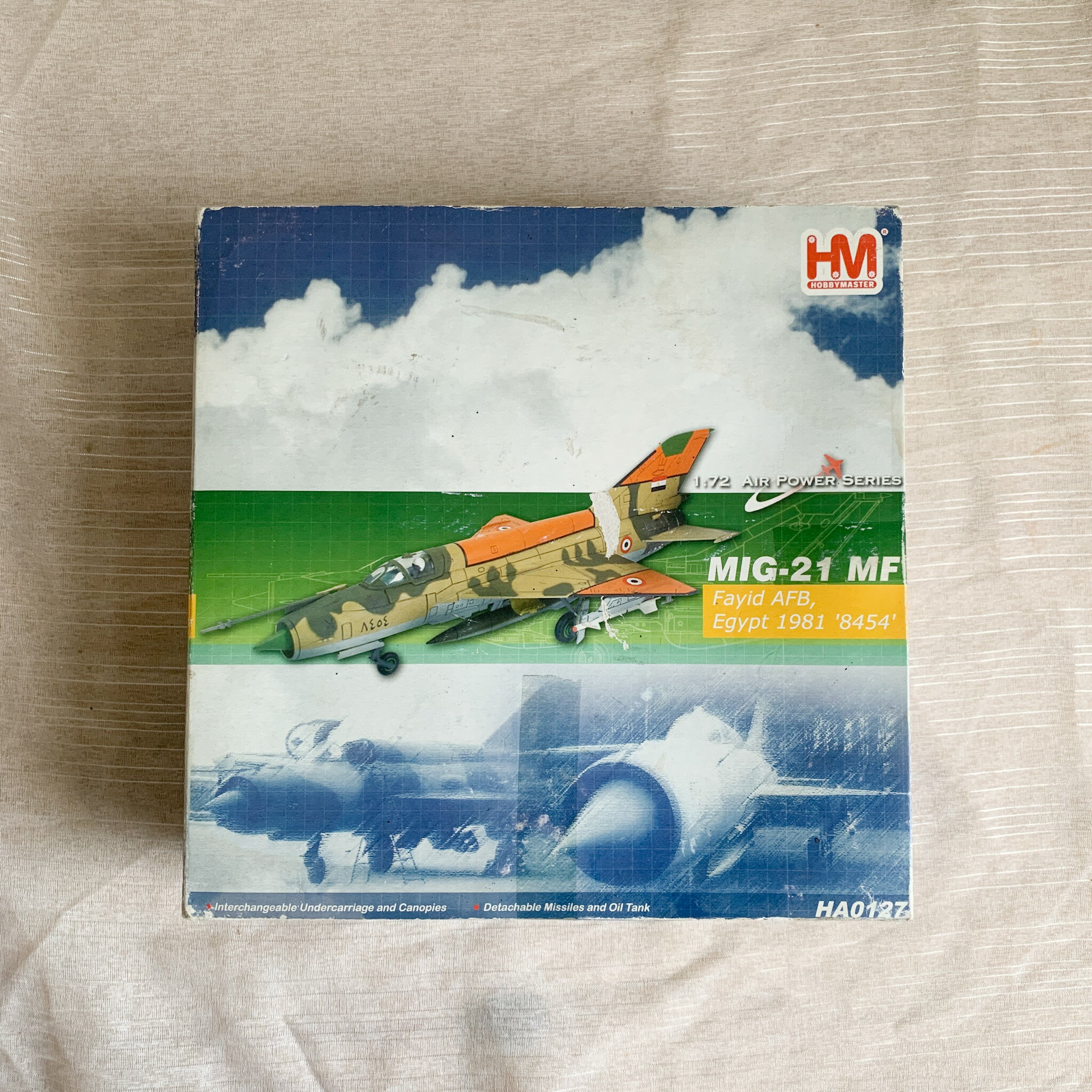 Hobby Master 1:72 Mig-21 MF Fayid AFB,Egypt 1981 ‘8454’ HA0127 戰鬥機模型