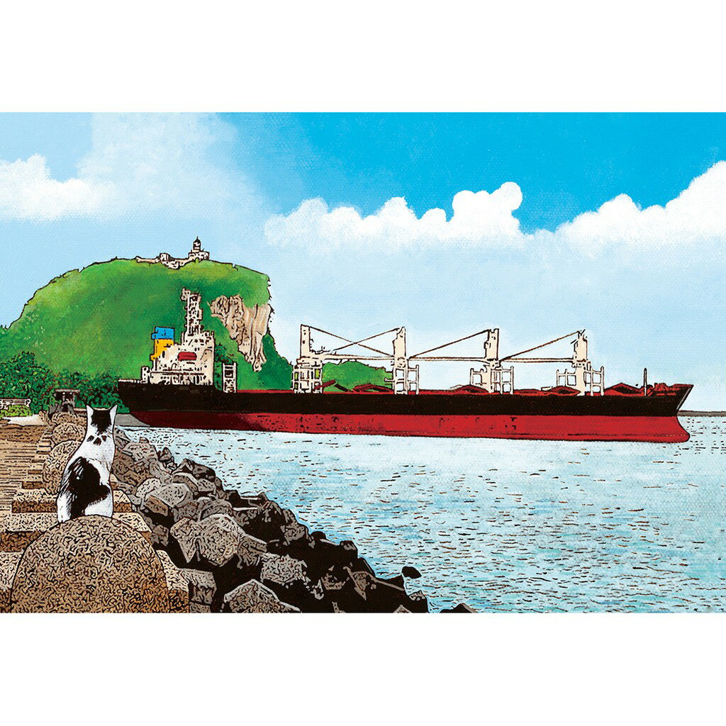 S108-004 S108片拼圖 林宗範 台灣系列-看海的日子(台灣製)
