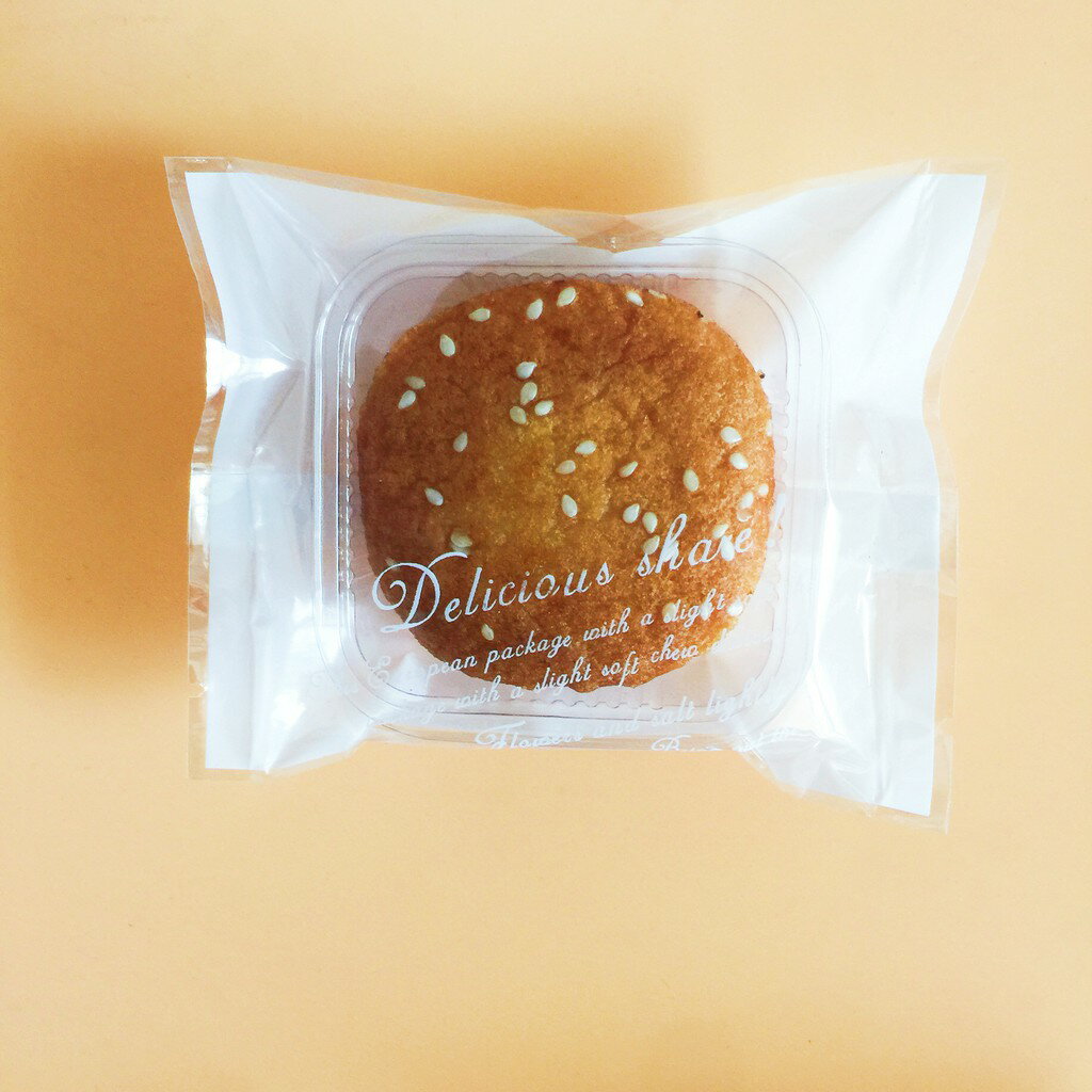 【嚴選&現貨 9*11.5cm/50入】Delicious 亮面封口袋 餅乾袋 機封袋 平口袋 糖果袋 牛軋餅袋