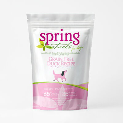 【Spring Naturals 曙光】無穀滋養鴨肉 全齡犬 天然寵物食譜 狗飼料 狗糧-20磅