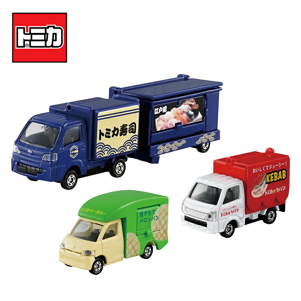 【日本正版】TOMICA 日式食物餐車組 屋台車車組 餐車 屋台車 玩具車 多美小汽車 - 991106